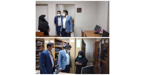 بازدید مدیرعامل از کتابخانه بیمارستان امیرالمؤمنین علی (ع)
